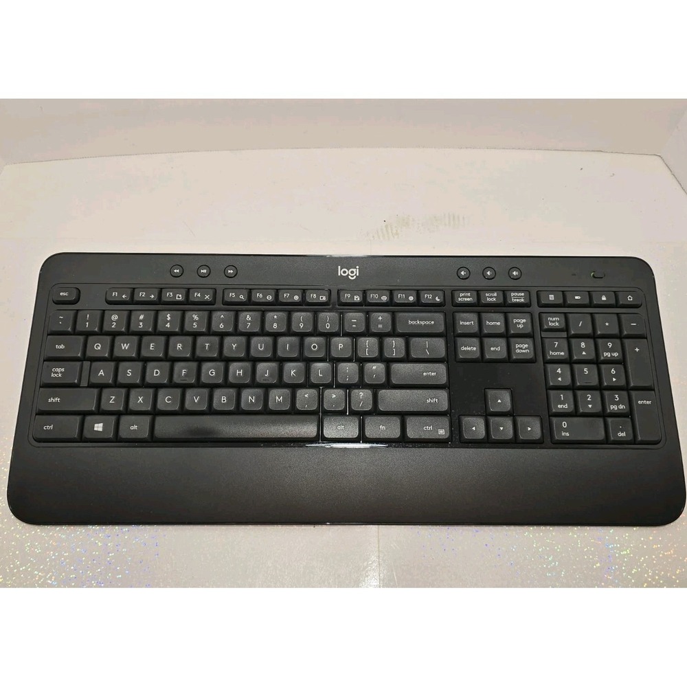 ⌨️✨ Logitech K540 Wireless Keyboard Full-Size w/ Palm Rest EUC Tested‎